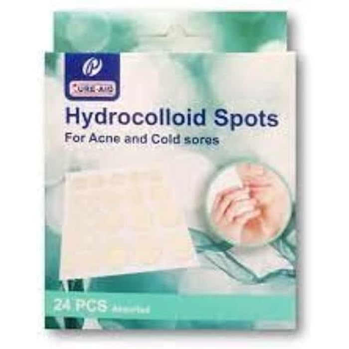 Hydrocolloid spots for acne and cold sores Skin Tone Pill Sticker - Image 1